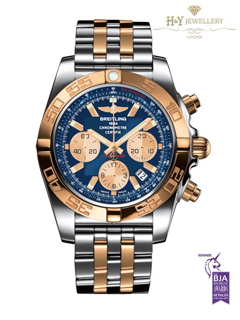 breitling chronomat evolution windrider two-tone watch|Breitling Chronomat for sale.